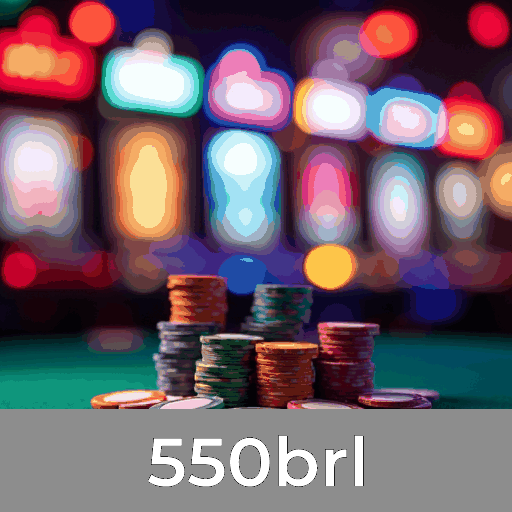 550brl: Slots Gigantes, Mesa Estratégica, Dealer ao Vivo